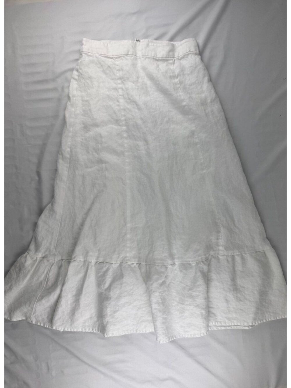 Reformation Yucca Linen Midi Skirt in White Size 4 - Picture 2 of 9